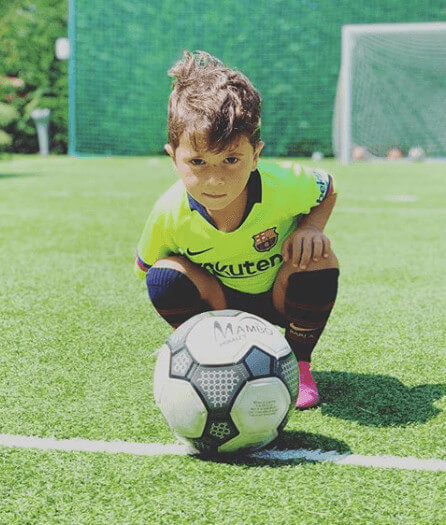 Mateo Messi Roccuzzo Cute Picture